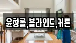 윤창롤,블라인드,커튼