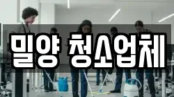 밀양 청소업체