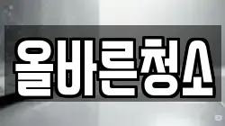 올바른청소