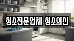 청소전문업체 청소의신