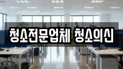 청소전문업체 청소의신