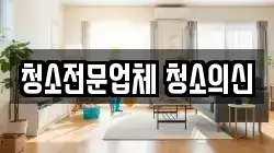 청소전문업체 청소의신