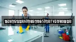 헬로비전당일설치60만원유선방송50인치TV증정케이블설치