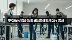 특수청소고독사유품정리화재청소쓰레기집청소사무실청소