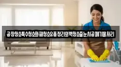 공장청소특수청소화재청소유품정리외벽청소줄눈시공폐기물처리