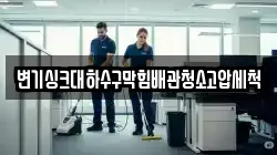 변기싱크대하수구막힘배관청소고압세척