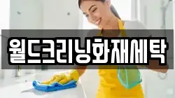 월드크리닝화재세탁