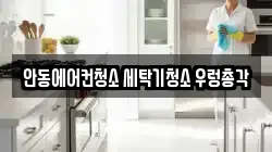 안동에어컨청소 세탁기청소 우렁총각