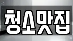 청소맛집