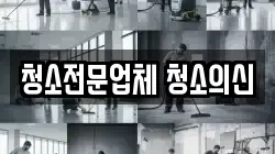 청소전문업체 청소의신
