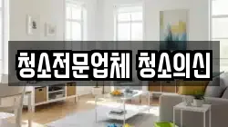 청소전문업체 청소의신