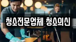 청소전문업체 청소의신