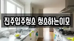 진주입주청소 청소하는이모