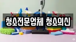 청소전문업체 청소의신
