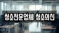 청소전문업체 청소의신