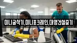 미니굴삭기,미니포크레인,대영건설중기