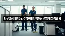 사무실정기청소입주청소이사청소전문업체정성클린