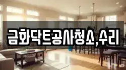 금화닥트공사청소,수리