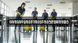 이사청소사무실청소정기청소입주청소전문업체정성클린
