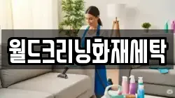 월드크리닝화재세탁