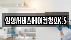 삼성서비스에어컨청소K.S