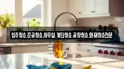 입주청소.준공청소.사무실.계단청소.공장청소.화재청소전문