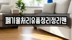 폐기물처리유품정리정리맨