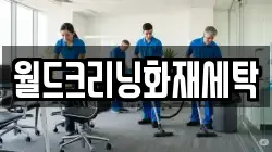 월드크리닝화재세탁