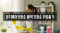 경주에어컨청소 세탁기청소 우렁총각
