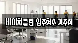네이처클린 입주청소 경주점
