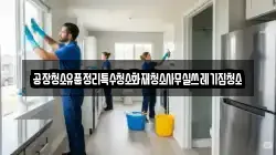 공장청소유품정리특수청소화재청소사무실쓰레기집청소