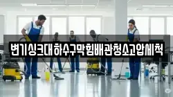 변기싱크대하수구막힘배관청소고압세척