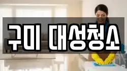 구미 대성청소