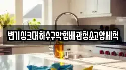변기싱크대하수구막힘배관청소고압세척