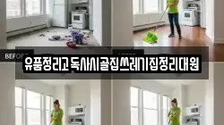 유품정리고독사시골집쓰레기집정리대원