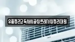 유품정리고독사시골집쓰레기집정리대원