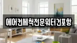 에어컨세척전문워터건포항