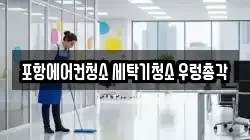 포항에어컨청소 세탁기청소 우렁총각