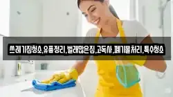 쓰레기집청소,유품정리,벌래많은집,고독사,폐기물처리,특수청소