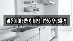 광주에어컨청소 세탁기청소 우렁총각