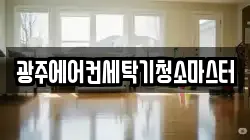 광주에어컨세탁기청소마스터