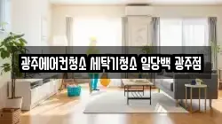 광주에어컨청소 세탁기청소 일당백 광주점