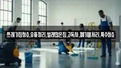 쓰레기집청소,유품정리,벌래많은집,고독사,폐기물처리,특수청소