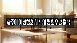 광주에어컨청소 세탁기청소 우렁총각