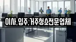 이사.입주.거주청소전문업체