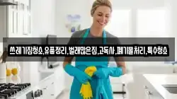 쓰레기집청소,유품정리,벌래많은집,고독사,폐기물처리,특수청소