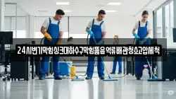 24시변기막힘싱크대하수구막힘뚫음역류배관청소고압세척