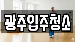 광주입주청소