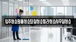 입주청소원룸청소퇴실청소빌라청소사무실청소