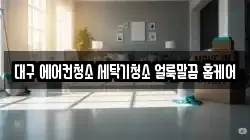 대구 에어컨청소 세탁기청소 얼룩말끔 홈케어